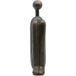 Lukitas Thinker Decorative Bookends, Non-Slip Book Holder, Book Ends for Shelves Living Room Office Home Decor, Resin, 1Pair/2Piece 9''