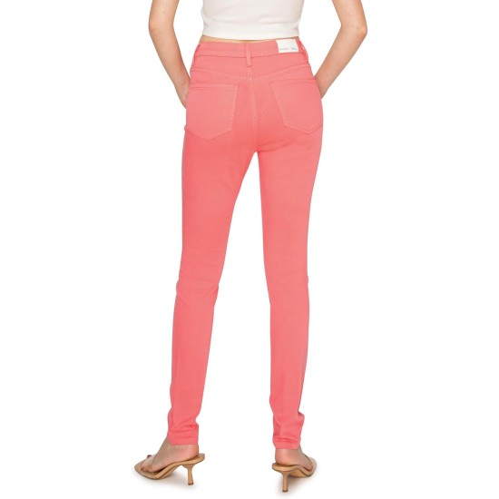 KHAKI & BLUE Women’s The Everyday Garment-Dyed Skinny Jeans – Soft Stretchy High Rise Comfy Casual Pants