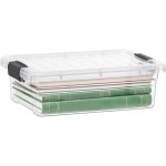 Superio 7.4 Quart Clear Plastic Storage Bin with Lid, Non-Toxic, BPA Free, Odor Free, Organizer Storage Box, Stackable Plastic Tote for Home, Garage, School, and Office