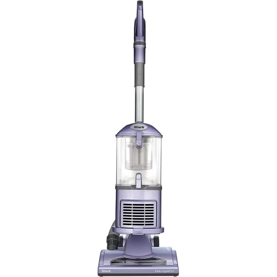 Shark NV352 Navigator Lift Away Upright Vacuum, Hepa Filter, Anti-Allergen Technology, Swivel Steering, Ideal for Carpet, Stairs, & Bare Floors, with Wide Upholstery & Crevice Tools, Lavender