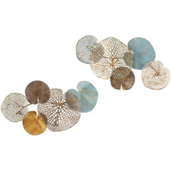 Madison Park Wall Art Living Room Décor - Lenzie Metal Abstract Coastal Decoration, Home Accent Modern Kitchen Dining Decoration, Ready to Hang for Bedroom, 15.7"W x 26.9"L, Multi 2 Piece Madison Park Wall Art Living Room Décor - Lenzie Metal Abstract Coastal Decoration, Home Accent Modern Kitchen Dining Decoration, Ready to Hang for Bedroom, 15.7"W x 26.9"L, Multi 2 Piece