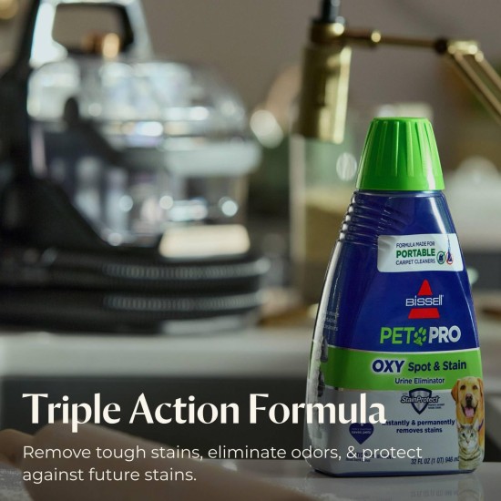 BISSELL Little Green HydroSteam Multi-Purpose Portable Carpet and Upholstery Cleaner, Car and Auto Detailer, 3618