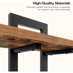 HOOBRO Floating Shelves, 15 Inch Wall Shelf Set of 2, Wall Mounted Storage Shelves 2-Tier, Hanging Bathroom Shelves, for Living Room, Bedroom, Bathroom, Kitchen, Rustic Brown and Black BF32BJ01G1 HOOBRO Floating Shelves, 15 Inch Wall Shelf Set of 2, Wall Mounted Storage Shelves 2-Tier, Hanging Bathroom Shelves, for Living Room, Bedroom, Bathroom, Kitchen, Rustic Brown and Black BF32BJ01G1