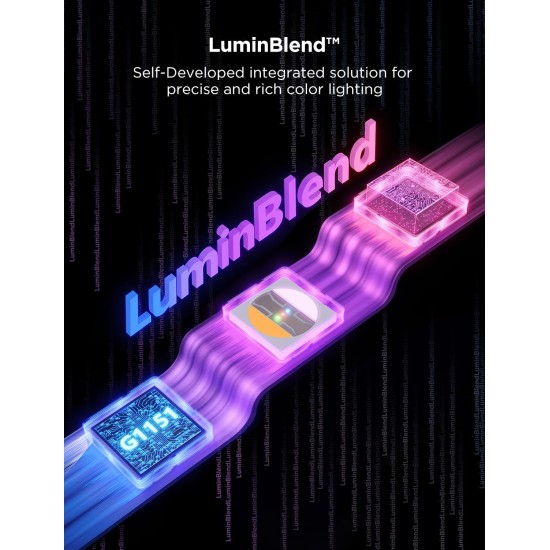 Govee RGBWWIC Strip Light 2 Pro with Matter, 6.56ft Smart LED Strip Lights Compatible with Alexa and Google Assistant, Color Changing LED Lights for Bedroom, Cabinet, Party, Gaming Desk, Home Decor