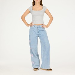 Forever 21 Women's Wide-Leg Jeans