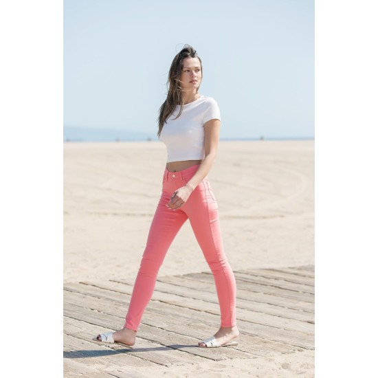 KHAKI & BLUE Women’s The Everyday Garment-Dyed Skinny Jeans – Soft Stretchy High Rise Comfy Casual Pants