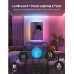 Govee RGBWWIC Strip Light 2 Pro with Matter, 6.56ft Smart LED Strip Lights Compatible with Alexa and Google Assistant, Color Changing LED Lights for Bedroom, Cabinet, Party, Gaming Desk, Home Decor