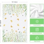 Artoid Mode Flower Home Spring Kitchen Towels Dish Towels, 18x26 Inch Seasonal Decoration Hand Towels Set of 4