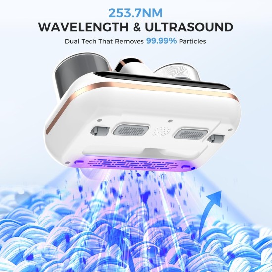 Mattress Vacuum Cleaner - 5-in-1 Cordless Bed Vacuum Cleaner, Powered by UV-C Light & Ultrasonic Technology, 16Kpa Strong Suction,Low Noise,Suitable for Dust, Pet Hair, Etc. Mattress Vacuum Cleaner - 5-in-1 Cordless Bed Vacuum Cleaner, Powered by UV-C Light & Ultrasonic Technology, 16Kpa Strong Suction,Low Noise,Suitable for Dust, Pet Hair, Etc.