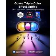 Govee Permanent Outdoor Lights Prism, 200ft with 72 Triple-Color Lighting Heads, 100+ Scene Modes, Up to 60lm for Outdoor Decor, IP68 Waterproof, Works with Alexa, Google Assistant & Matter, White