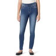 Amazon Essentials Women's Stretch Denim Mid-Rise Pull-On Skinny Jegging
