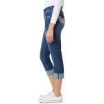 WallFlower Women's Luscious Curvy 23.5" Crop Mid-Rise Bling Insta Stretch Juniors (Standard and Plus) WallFlower Women's Luscious Curvy 23.5" Crop Mid-Rise Bling Insta Stretch Juniors (Standard and Plus)