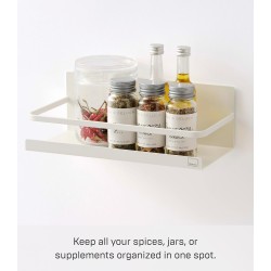 YAMAZAKI Home Plate Magnetic Spice Storage Rack Organizer For Fridge - Steel