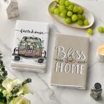 Artoid Mode Eucalyptus Truck Flowers Basket Spring Kitchen Towels Dish Towels, 18x26 Inch Farmhouse Decoration Hand Towels Set of 4 Artoid Mode Eucalyptus Truck Flowers Basket Spring Kitchen Towels Dish Towels, 18x26 Inch Farmhouse Decoration Hand Towels Set of 4