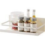 YAMAZAKI Home Plate Magnetic Spice Storage Rack Organizer For Fridge - Steel