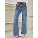 Cicy Bell Womens High Waisted Straight Leg Jeans Trendy Loose Denim Pants with Pockets Cicy Bell Womens High Waisted Straight Leg Jeans Trendy Loose Denim Pants with Pockets