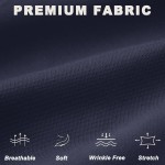 iChosy Women's Stretchy Straight Leg Dress Work Pants Business Office Casual Slacks with Pockets