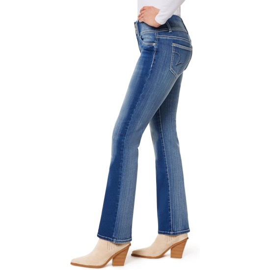 WallFlower Women's Sassy Bootcut High Rise Insta Soft Juniors Jeans
