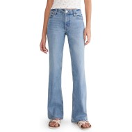 Aeropostale Women's Mid Rise Flare Jean