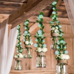 CISDUEO 2 Pcs Artificial Vines for Outdoors Silk Morning Glory Vines 15Feet Hanging Plants Blue Flowers Garland Fake Green Plant Morning Glories for Home Decor Wall Fence Wedding Hanging Baskets