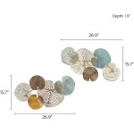 Madison Park Wall Art Living Room Décor - Lenzie Metal Abstract Coastal Decoration, Home Accent Modern Kitchen Dining Decoration, Ready to Hang for Bedroom, 15.7"W x 26.9"L, Multi 2 Piece Madison Park Wall Art Living Room Décor - Lenzie Metal Abstract Coastal Decoration, Home Accent Modern Kitchen Dining Decoration, Ready to Hang for Bedroom, 15.7"W x 26.9"L, Multi 2 Piece