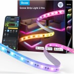 Govee RGBWWIC Strip Light 2 Pro with Matter, 6.56ft Smart LED Strip Lights Compatible with Alexa and Google Assistant, Color Changing LED Lights for Bedroom, Cabinet, Party, Gaming Desk, Home Decor