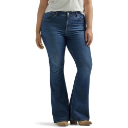 Lee Women's Plus Size Legendary Mid Rise Flare Jean