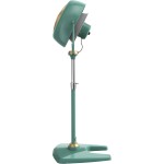 Vornado VFAN™ Sr. Pedestal Vintage Fan, Retro Metal, Standing Air Circulator for Cooling & Decor, 3 Speeds, Adjustable Tilt, Adjustable Height, Durable Pedestal Fan for Bedroom & Home, Green
