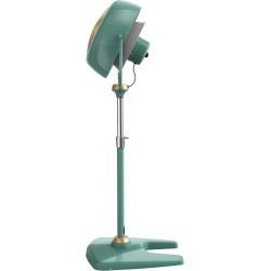 Vornado VFAN™ Sr. Pedestal Vintage Fan, Retro Metal, Standing Air Circulator for Cooling & Decor, 3 Speeds, Adjustable Tilt, Adjustable Height, Durable Pedestal Fan for Bedroom & Home, Green