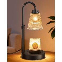 Candle Warmer Lamp with Timer Dimmable, Adjustable Height Wax Melts Warmer for Jar Candles, Housewarming, Birthday, for Women and Mom, Home Decor