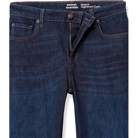 Amazon Essentials Women's Mid-Rise Stretchy Slim Bootcut Jeans