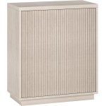 Henn&Hart Alston Accent Cabinet, 28" Wide, Alder White
