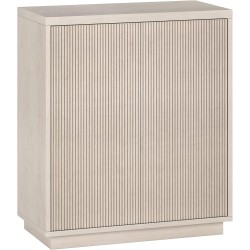 Henn&Hart Alston Accent Cabinet, 28" Wide, Alder White