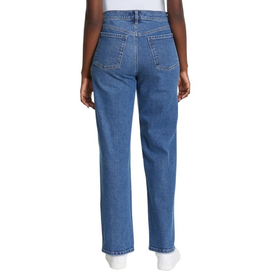 Gloria Vanderbilt Women’s Straight Leg Relaxed Fit Cotton Stretch Jean
