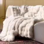 Ultra Soft Cozy Faux Fur Throw Blanket, Fuzzy Plush Thick Bubble Blanket, Luxury Fluffy Blanket for Couch, Sofa, Bedroom, and Living Room, 50x60 Inches, Cream White Ultra Soft Cozy Faux Fur Throw Blanket, Fuzzy Plush Thick Bubble Blanket, Luxury Fluffy Blanket for Couch, Sofa, Bedroom, and Living Room, 50x60 Inches, Cream White