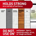 Command Medium Matte Black Wall Hook, 2 Coat Hooks and 4 Strips, Damage-Free Hanging with Adhesive, No Tools Great for Hanging Home Decor, Holds up to 3 lb