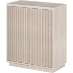 Henn&Hart Alston Accent Cabinet, 28" Wide, Alder White