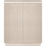 Henn&Hart Alston Accent Cabinet, 28" Wide, Alder White