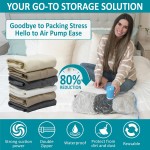 Cozy Essential Travel Vacuum Storage Bags with Rechargeable Cordless Electric Pump, Space Saver Bags for Luggage, Suitcase, Carry-On, for Clothes, Blankets, Comforters, Pillows, 26 Combo