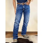 Flamingals Low Rise Boot Cut Jeans for Women Butt Lifting Western Pants with Pockets Flare Jeans Women