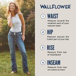 WallFlower Women's Sassy Bootcut High Rise Insta Soft Juniors Jeans