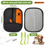 Pet Hair Remover Glove for Couch & Furniture – Reusable Electrostatic Dog & Cat Fur Remover Mitt for Sofa, Upholstery, Carpet & Car Seats, Washable Pet Hair Cleaning Tool